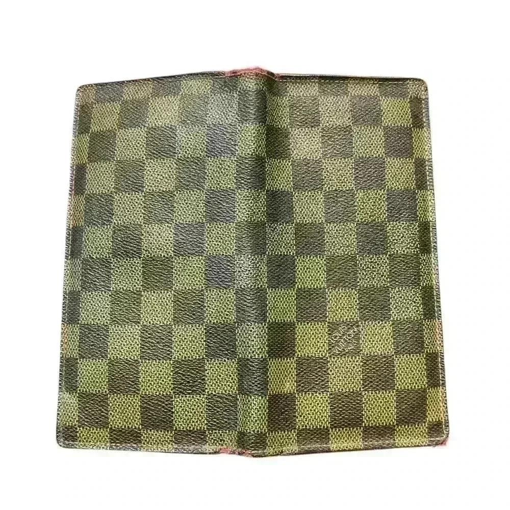 Louis Vuitton Damier Portefeuille Brazza Long Wallet Leather - Picture 9 of 9